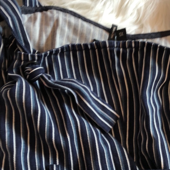 Paige Emma Paradise Striped Denim Jumpsuit - Picture 8 of 8